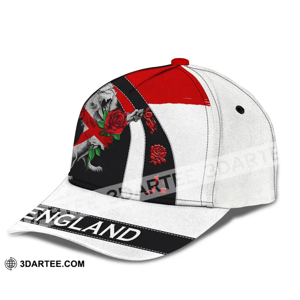 Unisex Cap, Football Cap, England Rose Lion Cap