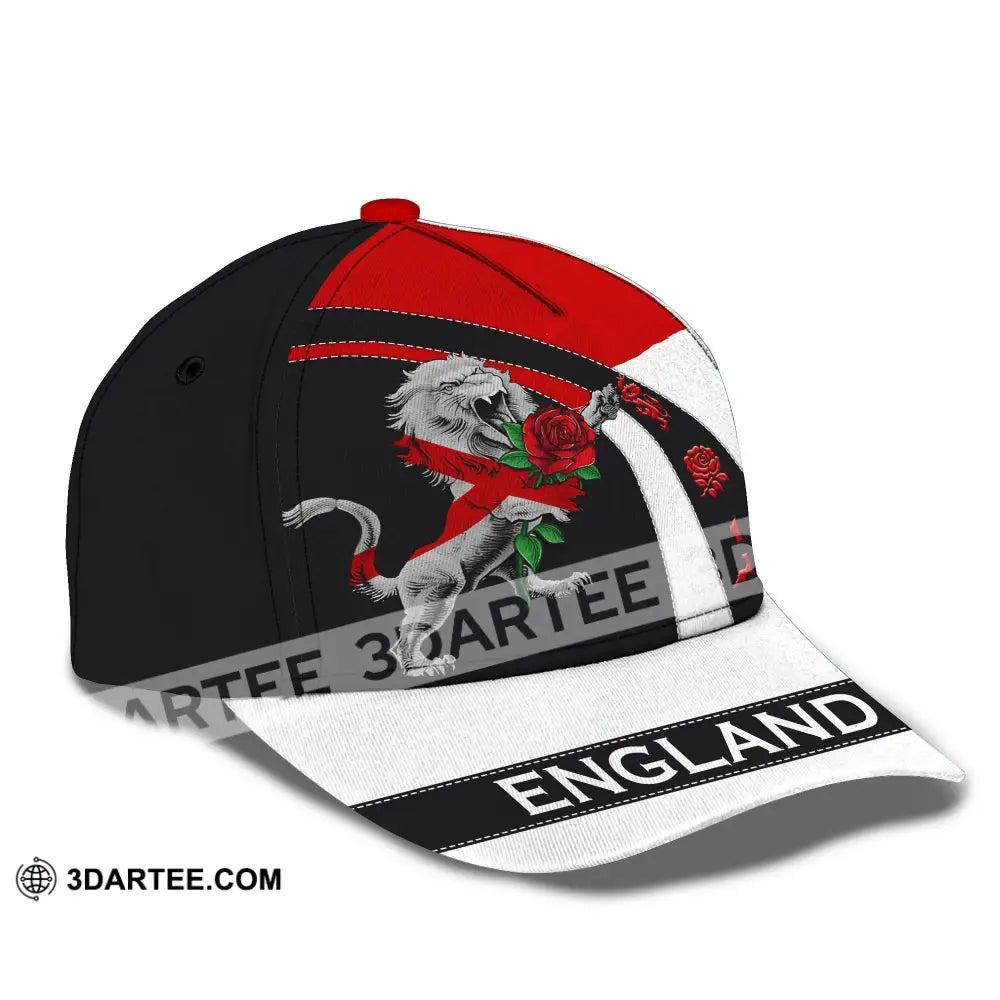 Unisex Cap, Football Cap, England Rose Lion Cap